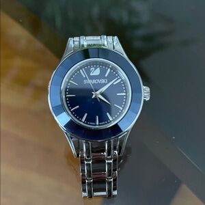 Swarovski Blue and Silver Women's Watch